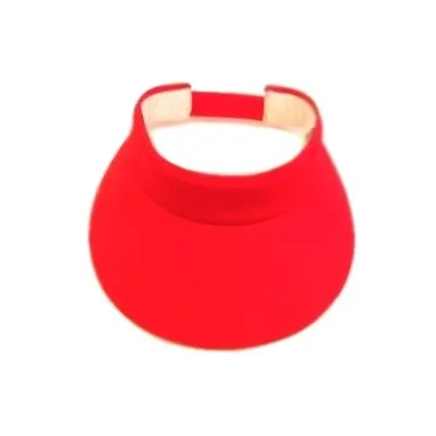 Red visor cap with adjustable closure Reference: 2272 | Traclet Hat Shop