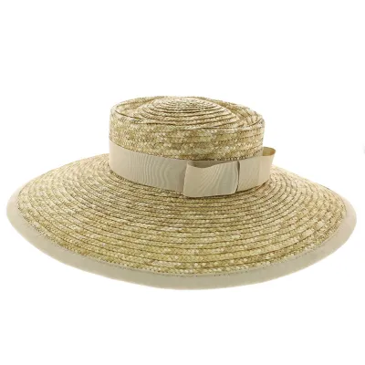 Willy's Paris Yveline Wide-Brimmed Hat in Natural Straw Reference: 3609 | Traclet Hat Shop