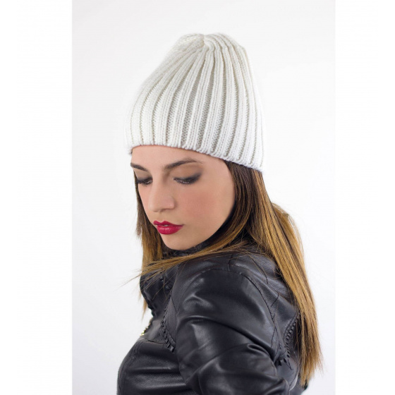 CRAIG DAVID style beanie white