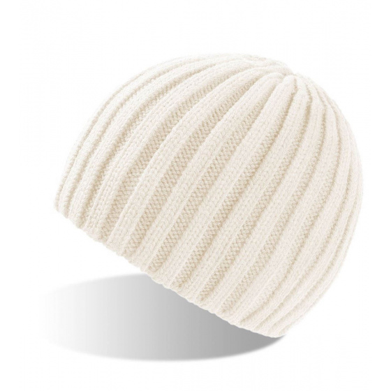 CRAIG DAVID style beanie white