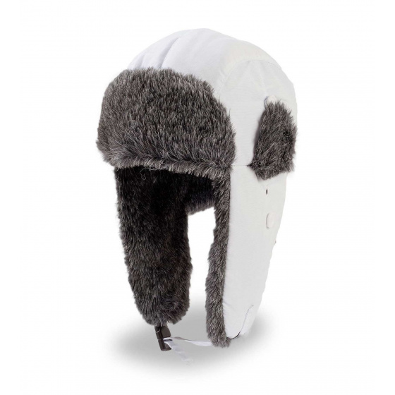 Chapka Ushanka - Eco polar Blanc
