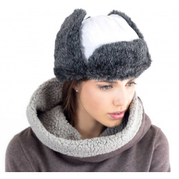 Ushanka Chapka - White Eco Polar