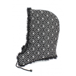 Polar fabric hood