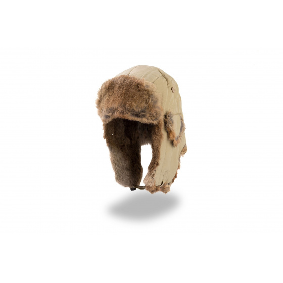 Fur ushanka - Beige Lapeer Fur ushanka - Beige Lapeer