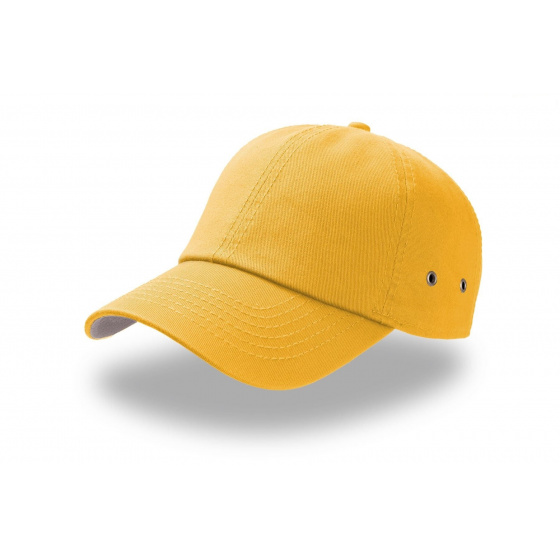 Casquette Sport jaune- Action