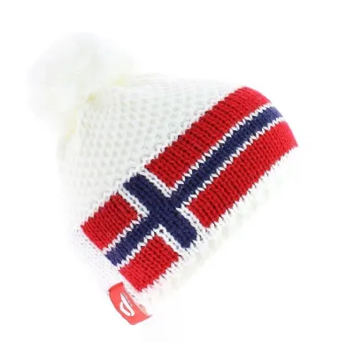 White French knitted Norway Beanie - le Drapo Reference: 2840 | Chapellerie Traclet
