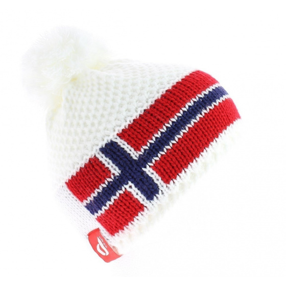 Le Drapo white Norway hat