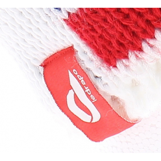 White Norway Beanie Le Drapo