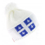 White Quebec Le Drapo Beanie