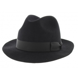 Fedora hat with hair felt