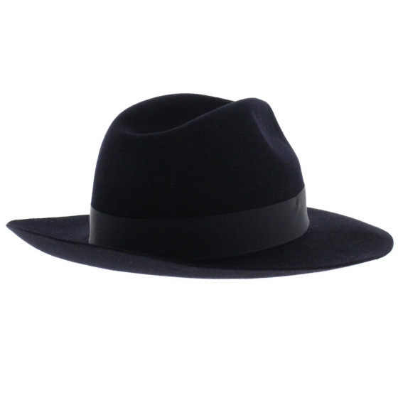 Bogarte Fur Felt Hat Navy Blue Bogarte Fur Felt Hat Navy Blue