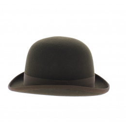 Chapeau Melon Cheney Feutre Marron - Traclet