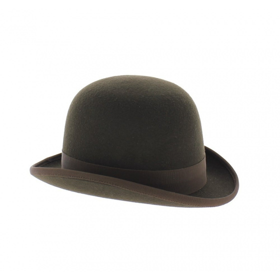 Brown Felt Bowler Hat Cheney - Traclet Brown Felt Bowler Hat Cheney - Traclet
