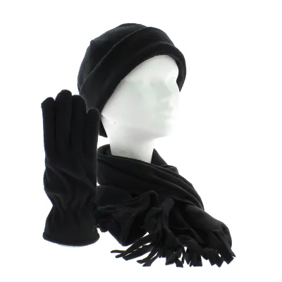 ensemble bonnet echarpe et gant assortis Reference : 2102 | Chapellerie Traclet