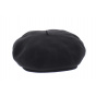 Black beret hat