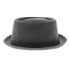 chapeau Odenton noir Pork Pie Stetson - 79 euros - boutique stetson Reference : 4771 | Chapellerie Traclet