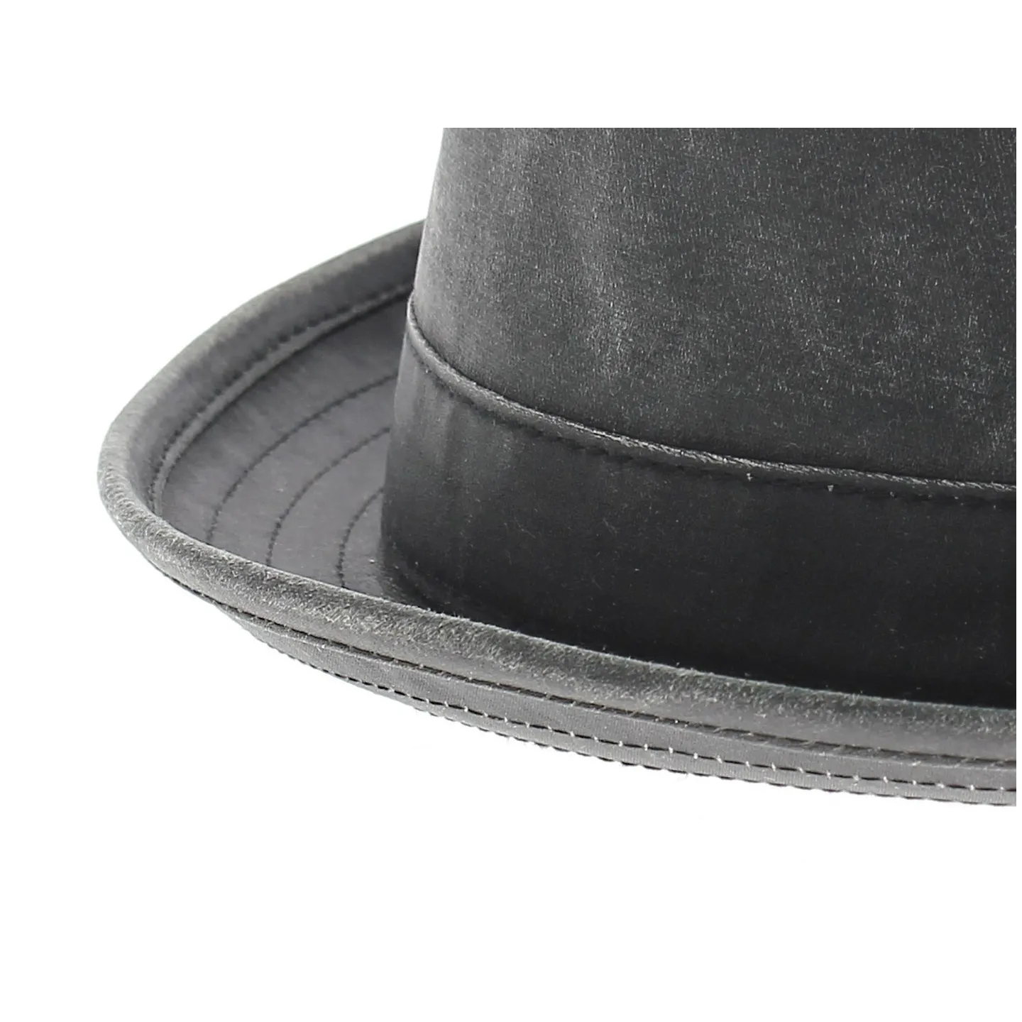 chapeau Odenton noir Pork Pie Stetson - 79 euros - boutique stetson Reference : 4771 | Chapellerie Traclet