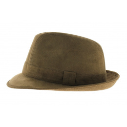 Trilby hat - Alcantara noisette
