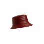 Cassel leather bob hat