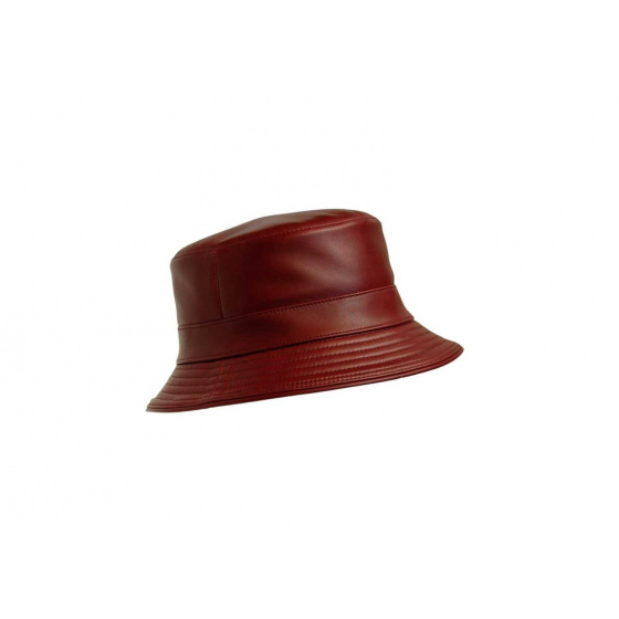 Cassel leather bucket hat