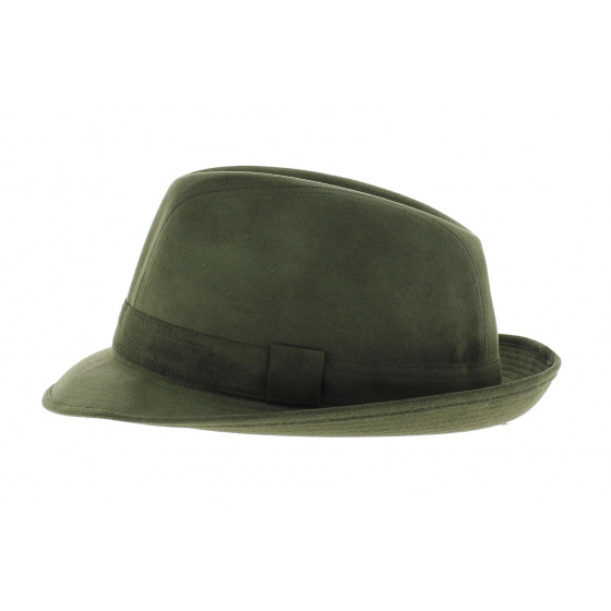 Chapeau Trilby - Alcantara vert