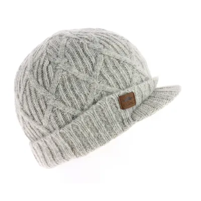 Bonnet The Yukon Brim gris Coal Reference : 4178 | Chapellerie Traclet