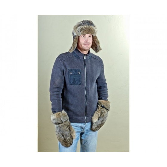 Chapka Ingo lapin Cuir - Gena