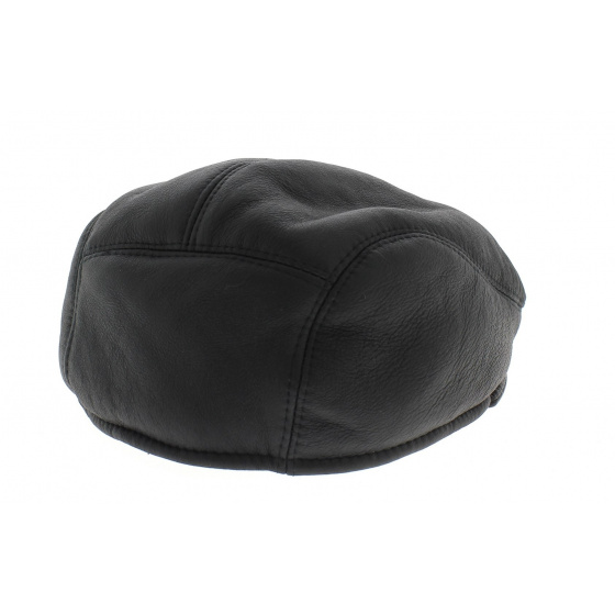 Marian Leather Cap with Ear Flaps Gena Marian Leather Cap with Ear Flaps Gena