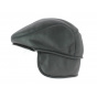 Marian Leather Cap with Ear Flaps Gena