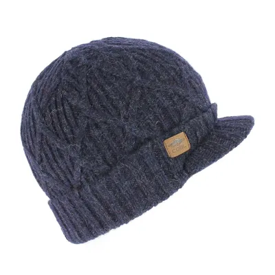 Bonnet casquette The Yukon brim navy Reference : 2913 | Chapellerie Traclet