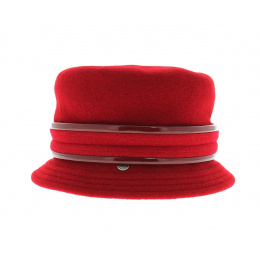 Chapeau Cloche Jonie Rouge- Héritage par Laulhère