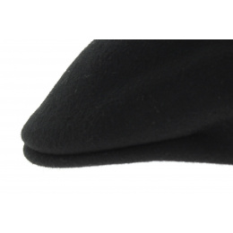 casquette Bombée Feutre Laine Noir - Traclet