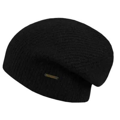 Stetson Villas Cashmere Beanie black - Stetson Boutique Reference: 5061 | Traclet Hat Shop