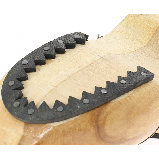 Sabots bois vernis avec semelles Sabots bois vernis avec semelles