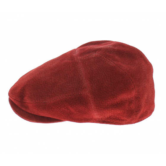 Burgundy Leather Ralph Cap - Traclet
