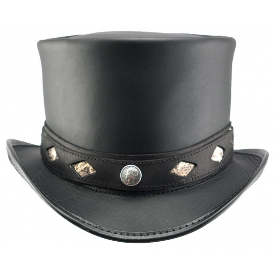 Topper Top Hat - Diamond Inlay Band