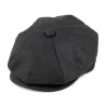 Casquette toile cirée noir JAXON Reference : 628 | Chapellerie Traclet