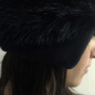 Women's Chamonix Fur Beanie - Black