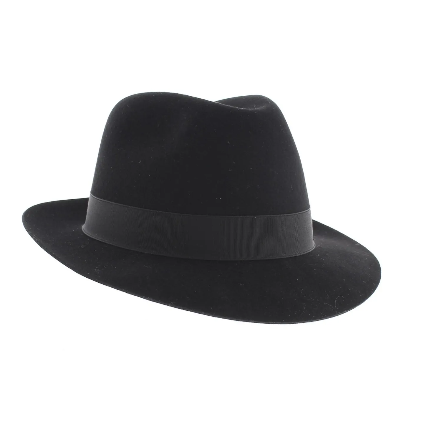Le François Black Fedora Hat Reference: 350 | Traclet Millinery