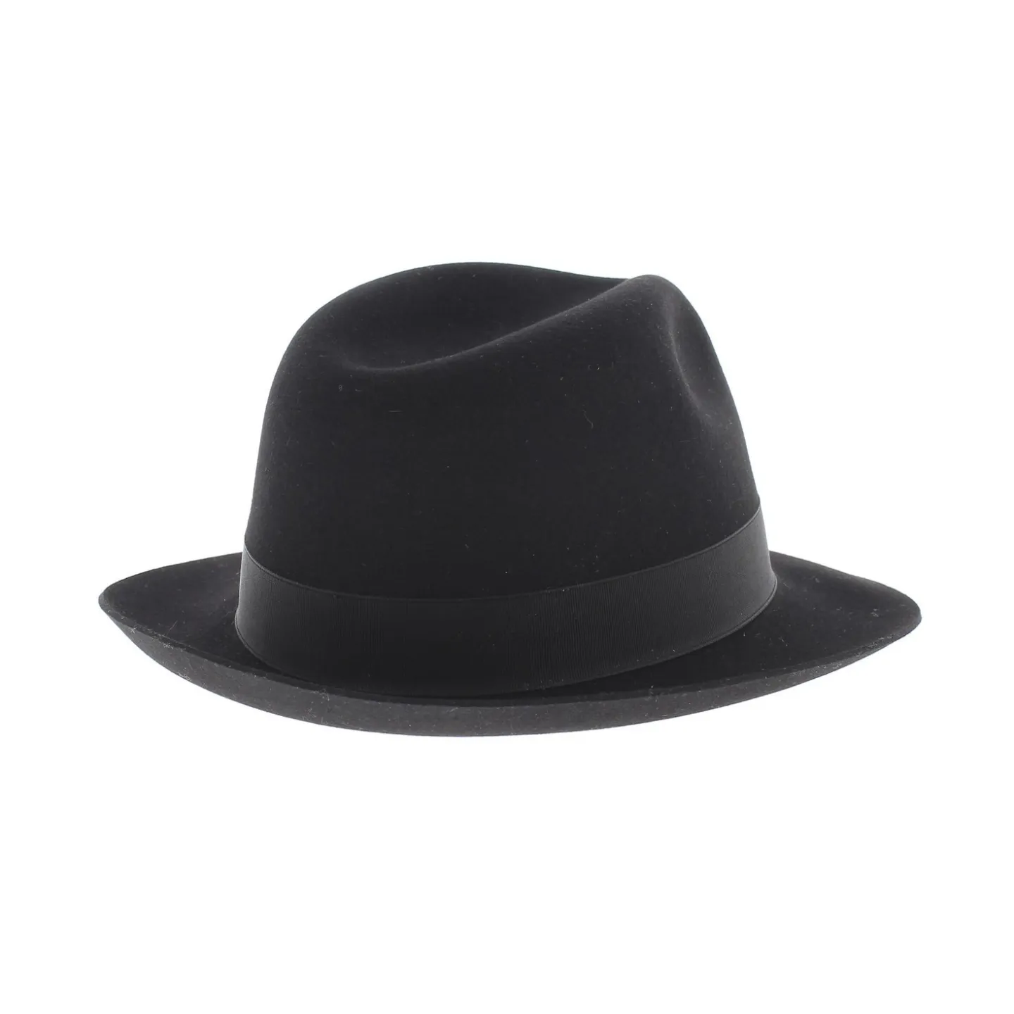 Le François Black Fedora Hat Reference: 350 | Traclet Millinery