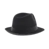 Le François Black Fedora Hat Reference: 350 | Traclet Millinery