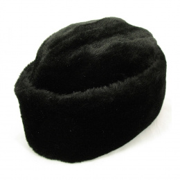 Cossack Toque with Ear Flaps - Black Chechia - Traclet