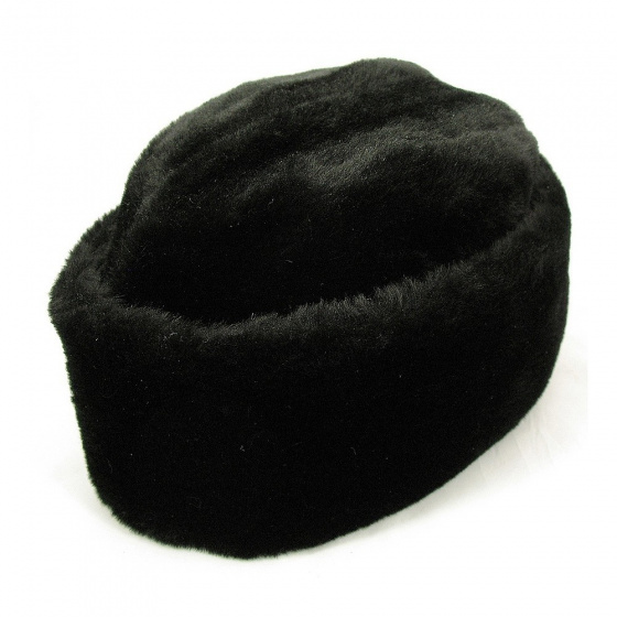 Cossack Toque with Ear Flaps - Black Chechia - Traclet