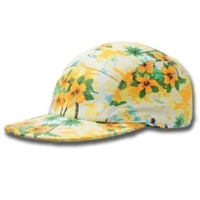ATLANTIS Yellow Fantasy 5 Panel Cap Reference: 1612 | Traclet Hat Shop