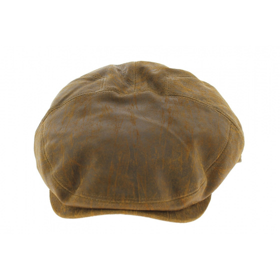 Casquette Cuir Camel Ralph - Traclet