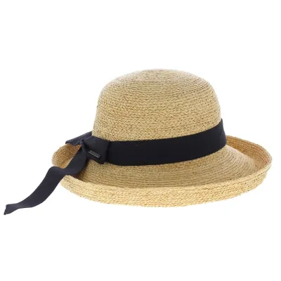 Chapeau de paille femme - livorno Reference : 4672 | Chapellerie Traclet