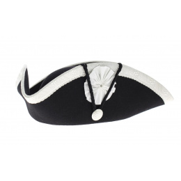 Revolution Tricorn with Silver Trim Black Felt
