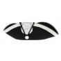 Revolution Tricorn with Silver Border Black Felt