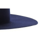 Navy Blue Wool Felt Jacou Hat - Traclet