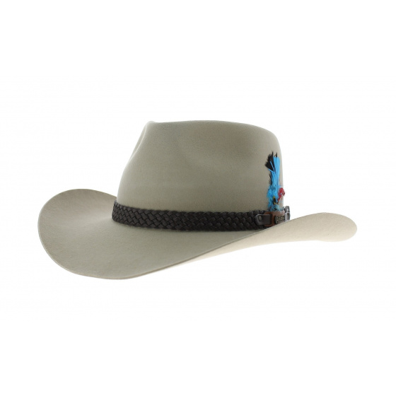 Akubra Snow River Felt Hat - Sand